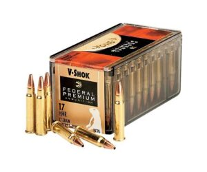 500rds of Federal Vital-Shok 17 HMR Ammo 17 Grain Speer TNT JHP