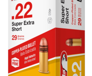 500rds of Aguila 22 Short Ammunition SuperExtra 1B222110 High Velocity 29 Grain Copper Plated Round Nose