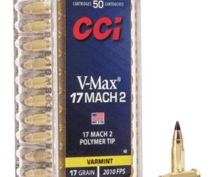 500rds of CCI 17 Hornady Mach 2 Ammo 17 Grain Hornady V-Max