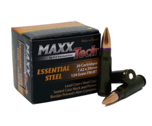 MAXXTECH ESSENTIAL STEEL 7.62X39MM AMMUNITION