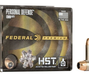 Federal Premium Centerfire Handgun Ammunition 10mm Auto 200 grain HST Jacketed Hollow