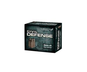 Liberty Ammunition Civil Defense 9mm +P 50 grain Hollow
