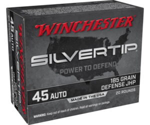 Winchester SUPER-X HANDGUN .45 ACP 185 grain Silvertip Jacketed Hollow Point