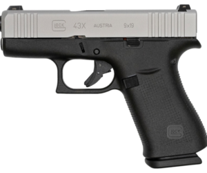 Glock 43 X SILVER SLIDE 9MM
