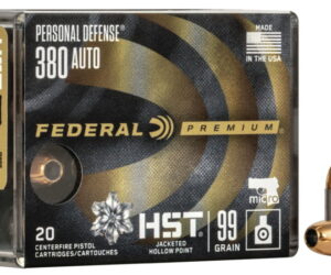 Buy Federal Premium Handgun Ammo 380 ACP HST Jacketed Hollow Point Online