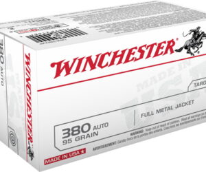 Buy Winchester  380 ACP 95 grain Full Metal Jacket Ammo Online
