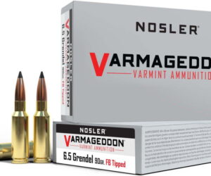 Nosler Match Grade 6.5mm Grendel 90 Grain Flat Base Tipped Brass Cased For Sale Online 360rnd