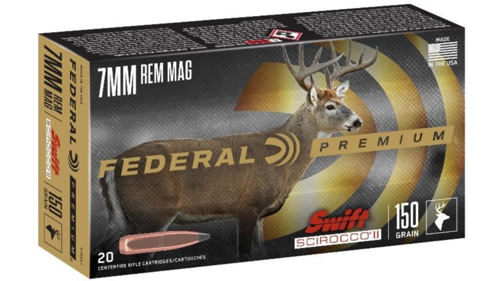 Federal Premium SWIFT SCIROCCO .270 Winchester 130 grain Swift Scirocco Polymer Tip