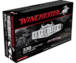 Winchester Ammo S338LCT Expedition Big Game 338 Lapua Mag 300 Gr AccuBond CT 120 rounds