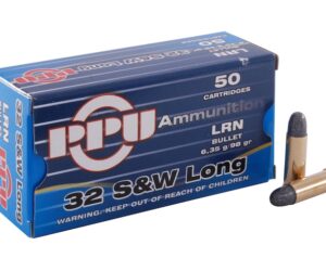 Prvi Partizan Ammunition 32 S&W Long 98 Grain Lead Round Nose 1000 rounds
