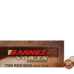 Barnes VOR-TX Ammunition 7mm Remington Magnum 160 Grain TSX Hollow Point Boat Tail Lead-Free 500 rounds