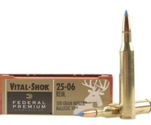 Federal Premium Ammunition 25-06 Remington 100 Grain Nosler Ballistic Tip 500 rounds