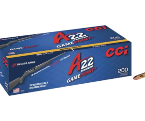 CCI A22 Ammunition 22 Winchester Magnum Rimfire (WMR) 35 Grain GamePoint Jacketed Soft Point
