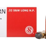 Sellier & Bellot Ammunition 32 S&W Long 100 Grain Lead Round Nose 500 rounds