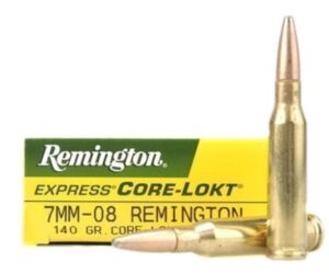 Remington Core-Lokt Ammunition 7mm-08 Remington 140 Grain Core-Lokt Pointed Soft Point 500 rounds
