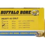 Buffalo Bore Ammunition 45 Colt (Long Colt) +P 260 Grain Jacketed Hollow Point 500 rounds