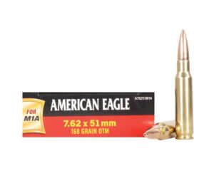 Federal American Eagle Ammunition 7.62x51mm NATO 168 Grain Open Tip Match 500 rounds
