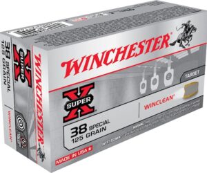 Winchester WinClean Ammunition 38 Special 125 Grain Jacketed Soft Point 500 rounds