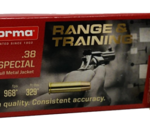 Norma Range & Training Ammunition 38 Special 158 Grain Full Metal Jacket 500 rounds