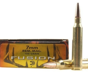 Federal Fusion Ammunition 7mm Remington Magnum 150 Grain Bonded Spitzer Boat Tail 500 rounds