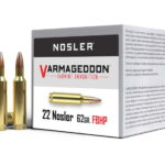 Nosler .22 Nosler Flat Base Hollow Point 62 grain Brass 500 rounds