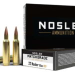 Nosler .22 Nosler Round Nose Flat 85 grain Brass Cased 500 rounds