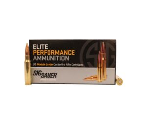Sig Sauer Elite Match Grade .308 Winchester 175 grain Open Tip Match Brass Cased 500 rounds