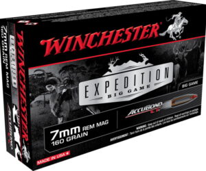 Winchester Ammo S7MMCT Expedition Big Game 7mm Rem Mag 160 Gr AccuBond 500 rounds
