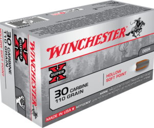 Winchester SUPER-X RIFLE .30 Carbine 110 grain Hollow Soft Point 500 rounds
