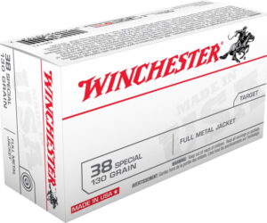 Winchester USA HANDGUN .38 Special 130 grain Full Metal Jacket 500 rounds
