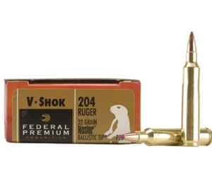 Federal Premium Varmint Ammunition 204 Ruger 32 Grain Nosler Ballistic