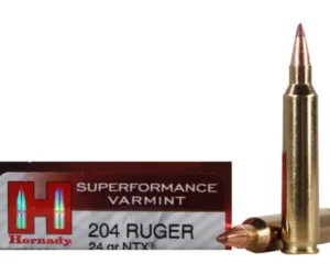 Hornady Superformance Varmint Ammunition 204 Ruger 24 Grain NTX Lead-Free