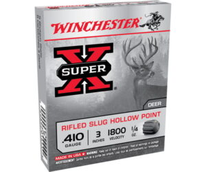 Winchester SUPER-X SHOTSHELL 410 Bore 1/4 oz 3" Shotgun Slug Ammunition 500 rounds