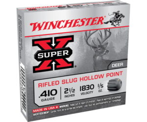 Winchester SUPER-X SHOTSHELL 410 Bore 1/5 oz 2.5" Shotgun Slug Ammunition 500 rounds