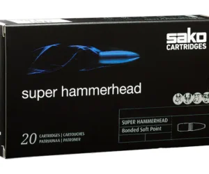Sako Super Hammerhead Ammunition 6.5x55mm Swedish Mauser 140 Grain Bonded Jacketed Soft Point