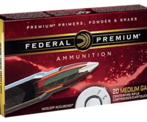 Federal Premium Ammunition 338 Winchester Magnum 225 Grain Nosler AccuBond