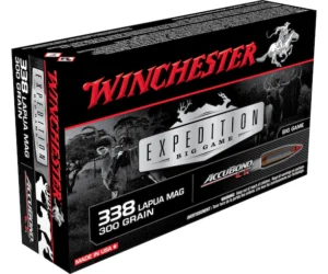 Winchester Expedition Big Game Ammunition 338 Lapua Magnum 300 Grain AccuBond