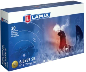 Lapua Ammunition 6.5x55mm Swedish Mauser 100 Grain Full Metal Jacket