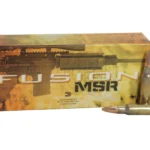 Federal Fusion MSR Ammunition 6.8mm Remington SPC 115 Grain Bonded Spitzer Boat Tail