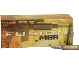 Federal Fusion MSR Ammunition 6.8mm Remington SPC 115 Grain Bonded Spitzer Boat Tail