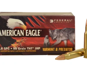 Federal American Eagle Varmint and Predator Ammunition 6.8mm Remington SPC 90 Grain Hollow Point