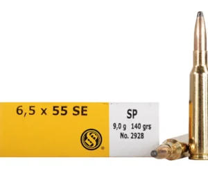Sellier & Bellot Ammunition 6.5x55mm Swedish Mauser 140 Grain Soft Point