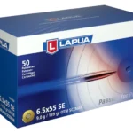 Lapua Scenar Ammunition 6.5x55mm Swedish Mauser 139 Grain Hollow Point Boat Tail