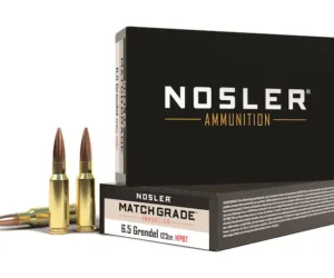 Nosler Match Grade Ammunition 6.8mm Remington SPC 115 Grain Jacketed Hollow Point