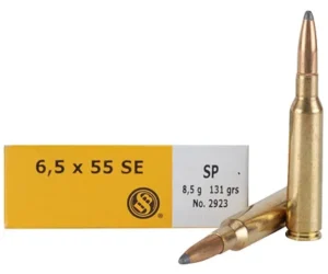 Sellier & Bellot Ammunition 6.5x55mm Swedish Mauser 131 Grain Soft Point