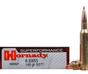 Hornady Superformance SST Ammunition 6.5x55mm Swedish Mauser 140 Grain SST