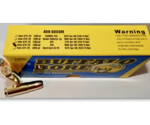 Buffalo Bore Ammunition 458 SOCOM 400 Grain Jacketed Flat Nose