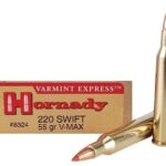 Hornady Varmint Express Ammunition 220 Swift 55 Grain V-MAX Polymer Tip