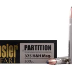 Nosler Safari Ammunition 375 H&H Magnum 300 Grain Partition
