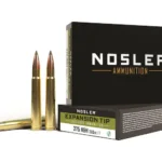 Nosler E-Tip Ammunition 375 H&H Magnum 260 Grain E-Tip Lead-Free